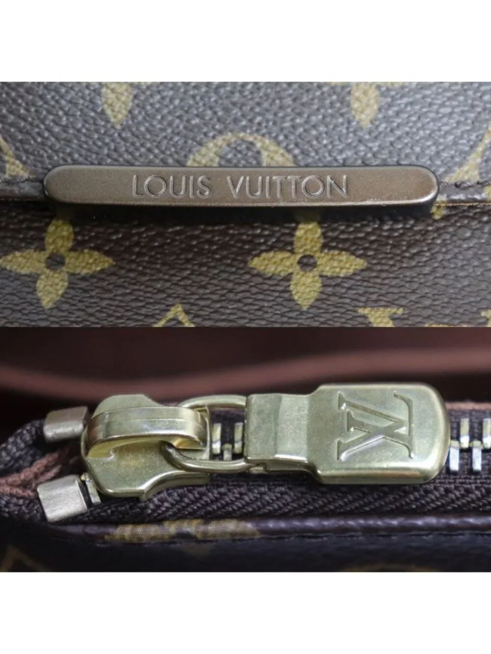 Louis Vuitton Messenger Beaubourg MM Shoulder Bag Monogram Brown